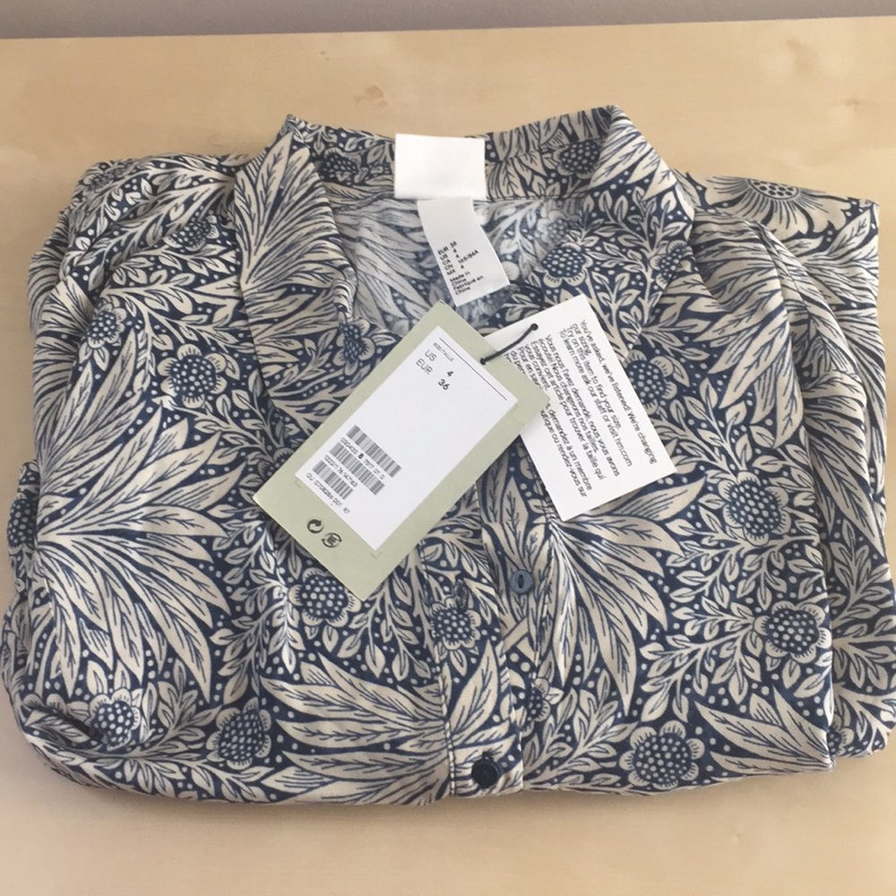 HM William Morris collection, printed floral dress